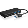 ICY BOX 4-Port Hub USB 3.0 Type-A Host 2x USB-C 2x USB-A Aluminium Black (IB-HUB1426-U3) (RSCIB-HUB1426-U3)