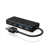 ICY BOX 4-Port Hub USB 3.0 Type-A Host 2x USB-C 2x USB-A Aluminium Black (IB-HUB1426-U3) (RSCIB-HUB1426-U3)