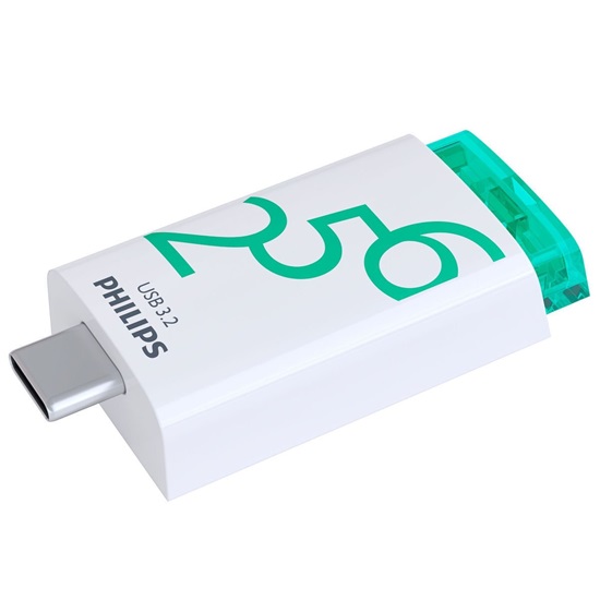 PHILIPS USB 3.2 Flash Drive 256GB Click Series USB-C (FM25FD175B/00) (PHIFM25FD175B-00)