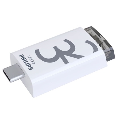 Εικόνα της PHILIPS USB 3.2 Flash Drive 32GB Click Series USB-C (FM32FD175B/00) (PHIFM32FD175B-00)
