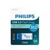 PHILIPS USB 3.2 Flash Drive 512GB Click Series USB-C (FM51FD175B/00) (PHIFM51FD175B-00)