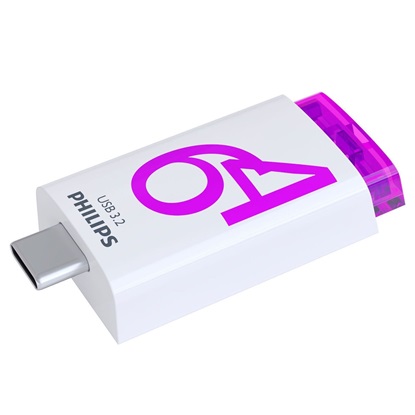 Εικόνα της PHILIPS USB 3.2 Flash Drive 64GB Click Series USB-C (FM64FD175B/00) (PHIFM64FD175B-00)
