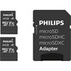 PHILIPS MicroSDXC Card 64GB Class 10 UHS-I U1 2-Pack with Adapter (FM64MP45D/00) (PHIFM64MP45D-00)