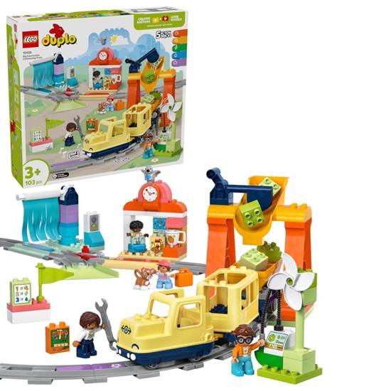 Lego Duplo Town Large Interactive Train (10428) (LGO10428)-LGO10428