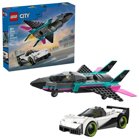Lego City Jet Plane Vs. Racing Car (60489) (LGO60489)-LGO60489