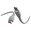 VENTION USB 2.0 C Male to C Male 5A Cable 2M Gray Flexible PVC Type (TRWHH) (VENTRWHH)-VENTRWHH