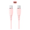 VENTION USB 2.0 C Male to C Male 5A Cable 1M Pink Flexible PVC Type (TRWPF) (VENTRWPF)-VENTRWPF