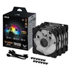 ASUS TUF Gaming TR120 ARGB Reverse Fan - Triple Pack Computer case 12 cm Black (90DA00D0-B09020) (ASU90DA00D0-B09020)-ASU90DA00D0-B09020