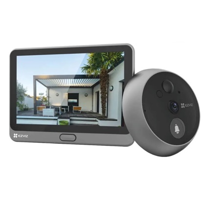 Εικόνα της Ezviz Wireless Peephole Door Viewer DP2C Pro Silver (EZVCS-DP2C-R200-6Q6FW)