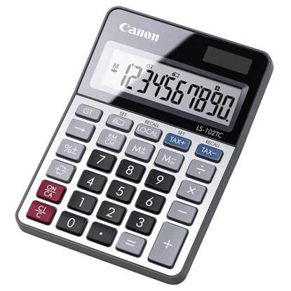 CANON LS-102TC DBL 10-DIGIT CALCULATOR (2471C001AA)  (CANLS102TCDBL)-CANLS102TCDBL