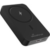 MediaRange Magnetic Wireless Power Bank 10,000mAh, N52 Magnets and LED Power Indicator, USB-C Power Delivery® enabled, Black (MRMA760)