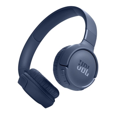 JBL Tune 520BT Bluetooth Wireless On-Ear Headphones Blue EU (JBLT520BTBLU)-JBLT520BTBLU