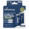 MEDIARANGE Rechargeable USB-C Li-Ion Batteries C Baby 1.5V 3000mAh (2-Pack) (MRBAT168) (MRBAT168)