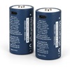 MEDIARANGE Rechargeable USB-C Li-Ion Batteries C Baby 1.5V 3000mAh (2-Pack) (MRBAT168) (MRBAT168)