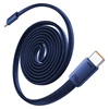 VENTION Flat USB 2.0 C Male to C Male 5A Magnetic Cable 1M Dark Blue Aluminum Alloy Type (TSBLF) (VENTSBLF)-VENTSBLF