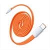 VENTION Flat USB 2.0 C Male to C Male 5A Magnetic Cable 1M Orange Aluminum Alloy Type (TSBOF) (VENTSBOF)