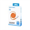 VENTION Flat USB 2.0 C Male to C Male 5A Magnetic Cable 1M Orange Aluminum Alloy Type (TSBOF) (VENTSBOF)