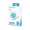 VENTION Flat USB 2.0 C Male to C Male 5A Magnetic Cable 1M Light Blue Aluminum Alloy Type (TSBSF) (VENTSBSF)